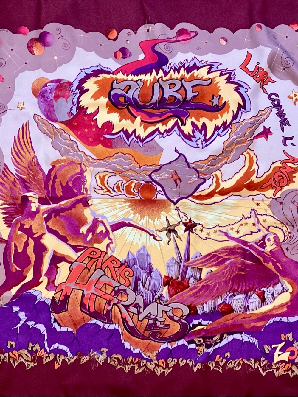Hermes 90silk scarf